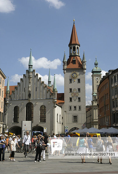 Altes Rathaus  München  Bayern  Deutschland  Europa