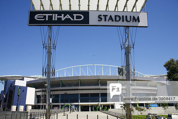 The Etihad Stadium in Melbourne  Victoria  Australia