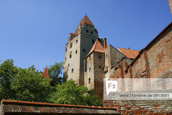 Burg Trausnitz bei Landshut  Bayern  Deutschland  Europa