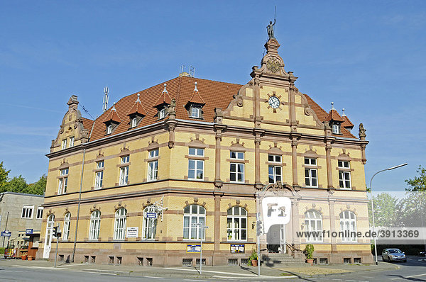 Historisches Gebäude  Altstadt  Herford  Ostwestfalen  Nordrhein-Westfalen  Deutschland  Europa