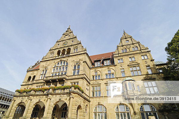 Altes Rathaus  Bielefeld  Ostwestfalen Lippe  Nordrhein-Westfalen  Deutschland  Europa