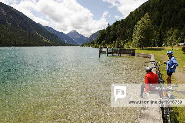 Plansee lake  Tyrol  Austria  Europe