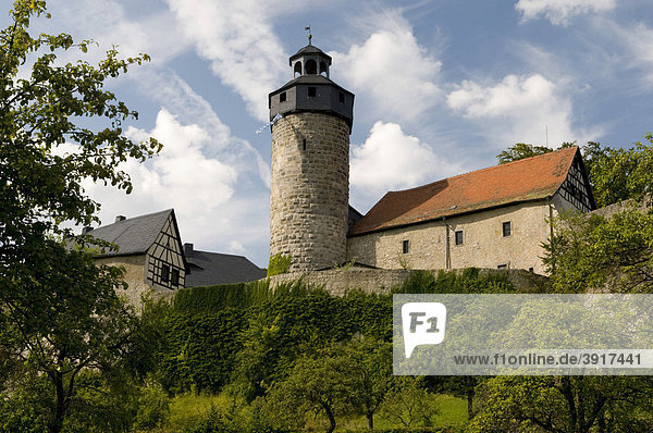 Burg Zwernitz oberhalb von Wonsees  Fränkische Schweiz  Franken  Bayern  Deutschland  Europa
