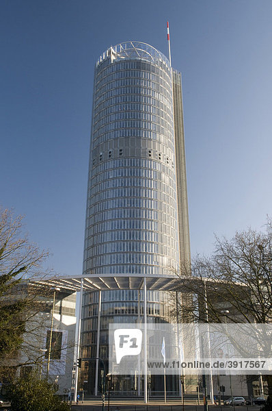 Der RWE-Turm in Essen  Ruhrgebiet  Nordrhein-Westfalen  Deutschland  Europa