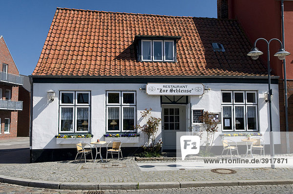 Restaurant Zur Schleuse Husum  Nordfriesland  Schleswig-Holstein  Deutschland  Europa