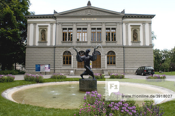 Kunstmuseum und Naturmuseum in St. Gallen  Schweiz  Europa