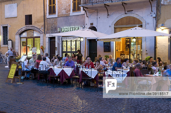 Restaurant an der Piazza della Rotonda  Rom  Italien  Europa