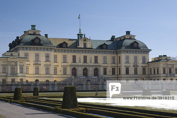 Schloss Drottningholm  Unesco-Weltkulturerbe  Stockholm  Schweden  Skandinavien  Europa