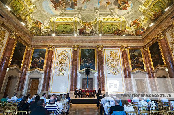 Concert in the Festival Hall  Palais Liechtenstein  Vienna  Austria  Europe