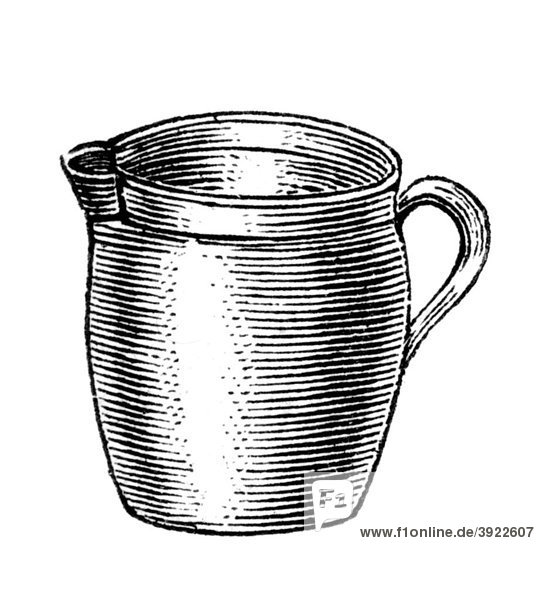 Iron ware  historical illustration from: Marie Adenfeller  Friedrich Werner: Illustrated cooking and housekeeping book  Friedrichshagen 1899-1900  p. 195 Fig. 283