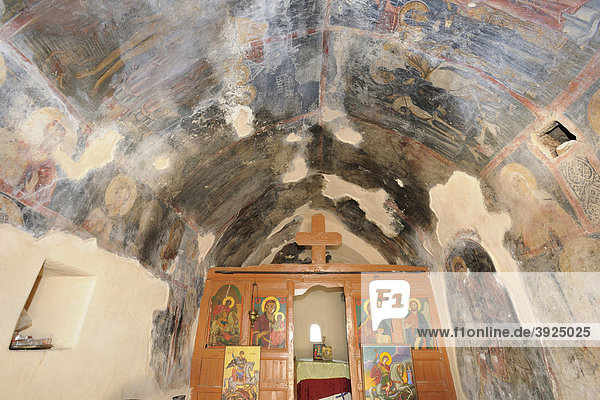 Fresken in der Kirche Agia GeÛrgios V·rdas  1290  Rhodos  Griechenland  Europa