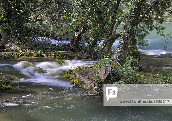 Nationalpark Krka Wasserfälle  Kroatien  Europa