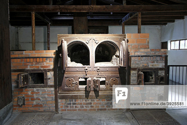 Altes kleines Krematorium  Gedenkstätte Konzentrationslager Dachau  Bayern  Deutschland  Europa