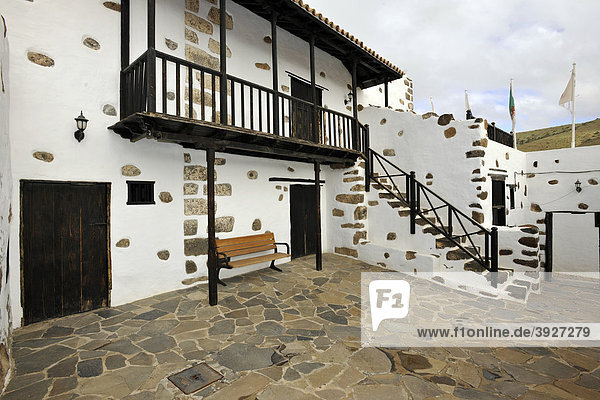Restaurierter Innenhof  Betancuria  Fuerteventura  Kanarische Inseln  Spanien  Europa