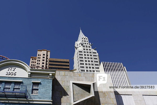 The Hotel New York New York on Las Vegas Boulevard  Las Vegas  Nevada  USA