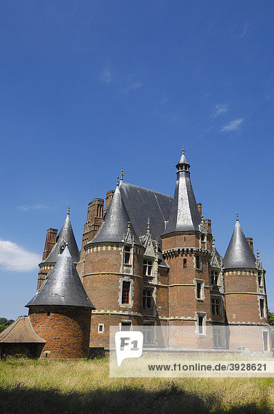 Schloss Martainville  Ch‚teau de Martainville  Haute-Normandie  Normandie  Frankreich  Europa