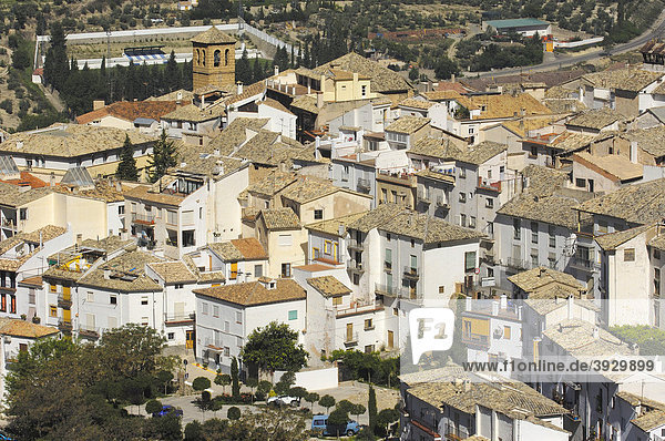 Dorf Cazorla  Sierra de Cazorla  Segura y Las Villas Naturpark  Provinz JaÈn  Andalusien  Spanien  Europa