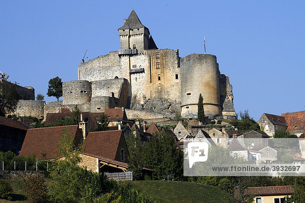 Burg Ch‚teau de Castelnaud  Castelnaud-la-Chapelle  Dordogne  Aquitanien  Frankreich  Europa