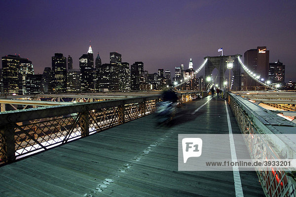 Brooklyn Bridge  Manhattan  New York City  NYC  USA  Vereinigte Staaten von Amerika