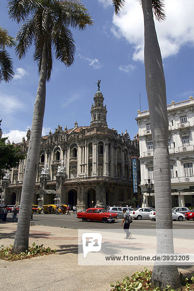 Gran Teatro und Hotel Inglaterra  Havanna  Kuba  Karibik  Große Antillen