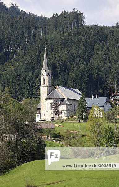 Evangelische Kirche  Gosau  Salzkammergut  Oberösterreich  Österreich  Europa
