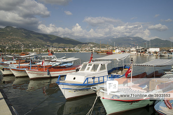 Boote  Hafen  Alanya  Türkei