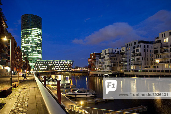 Moderne Luxuswohnungen Am Westhafen Mit Direktem Bootsanleger Westhafenplatz Frankfurt Am Main Hessen Europa