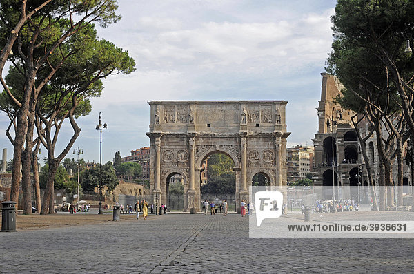 Konstantinsbogen  Forum Romanum  Rom  Italien  Europa