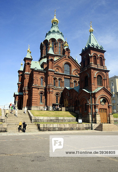 Uspenski-Kathedrale  Helsinki  Finnland  Europa