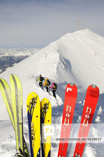 Skitour  Dürrenstein  Hochpustertal  Südtirol  Italien  Europa