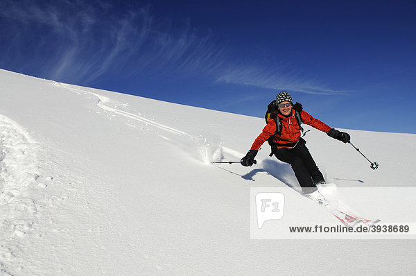 Ski tour  Mt. Grosser Jaufen  Pragser Tal  Hochpustertal  South Tyrol  Italy  Europe
