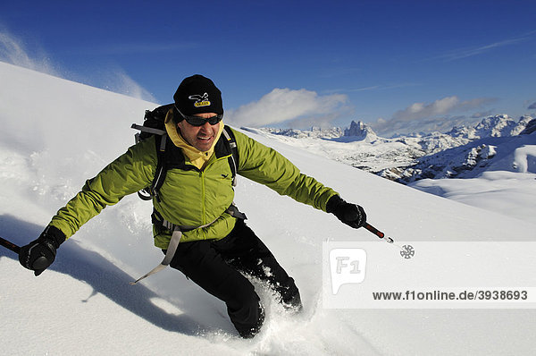 Skitour  Großer Jaufen  Pragser Tal  Drei Zinnen  Hochpustertal  Südtirol  Italien  Europa