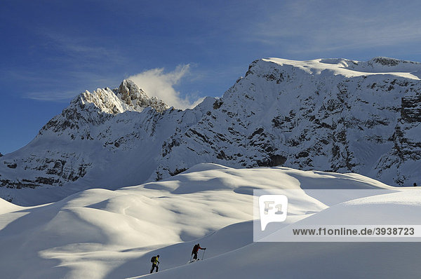 Skitour  Großer Jaufen  Hohe Gaisl  Pragser Tal  Hochpustertal  Südtirol  Italien  Europa