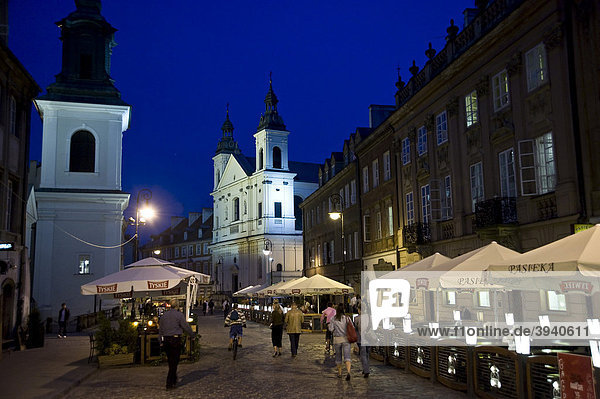 Historic centre of Warsaw  Poland  Europe