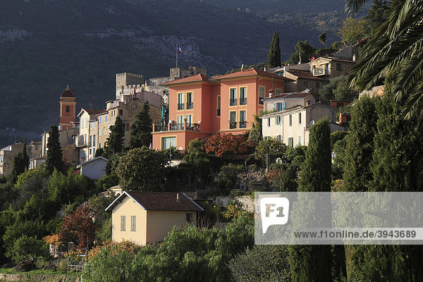 Roquebrune Village  Roquebrune Cap Martin  DÈpartement Alpes Maritimes  CÙte d'Azur  Region Provence Alpes CÙte d'Azur  Südfrankreich  Mittelmeer  Frankreich  Europa