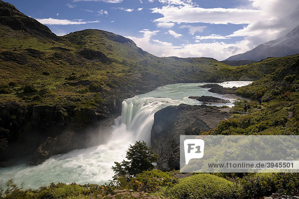 Salto Grande Wasserfall  Patagonien  Chile  Südamerika