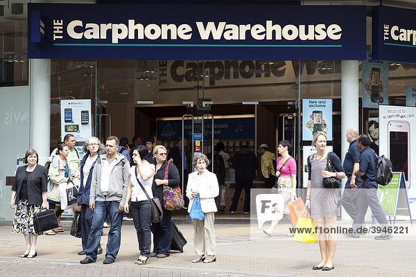 Filiale des Telekommunikationsunternehmen Carphone Warehouse in der Oxford Street in London  England  Großbritannien  Europa