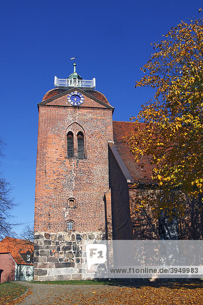 Historische Kirche  St.-Laurentius-Kirche in Schönberg  Landkreis Nordwestmecklenburg  Mecklenburg-Vorpommern  Deutschland  Europa