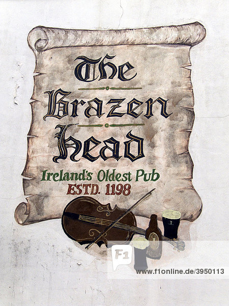 The Brazen Head  Irlands ältester Pub  seit 1198  Dublin  Irland  Europa