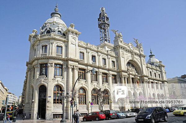 Post  Postgebäude  Rathausplatz  Valencia  Spanien  Europa
