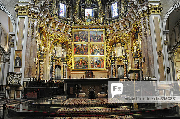 Altar  Museo Catedralicio  Diözesanmuseum  Museum  Kunst  Gemälde  Catedral de Santa Maria  Kathedrale  Valencia  Spanien  Europa