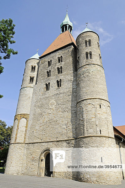 Stiftskirche St Bonifatius  Kloster  Kirche  Freckenhorst  Warendorf  Münsterland  Nordrhein-Westfalen  Deutschland  Europa