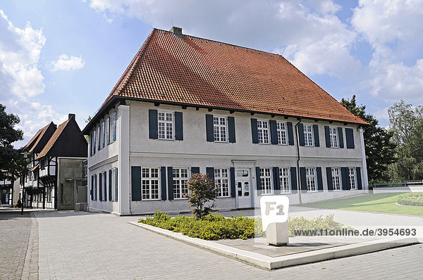 Karl Pollender Stadtmuseum  Stadtarchiv  altes Amtshaus  Werne  Kreis Unna  Nordrhein-Westfalen  Deutschland  Europa