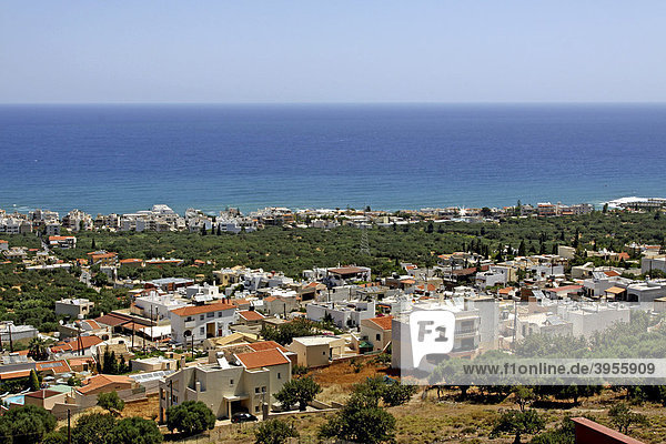 Panorama  Chersonissos  Stalis  Kreta  Griechenland  Europa