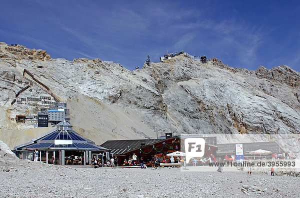 Sonn Alpin Zugspitze Zugspitzplatt Wettersteingebirge Oberbayern Bayern Deutschland Europa