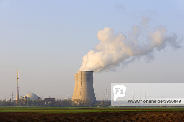 Atomkraftwerk Grafenrheinfeld  Unterfranken  Bayern  Deutschland  Europa