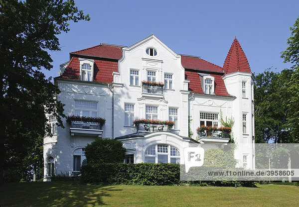 Villa Staudt  Seebad Heringsdorf  Insel Usedom  Mecklenburg-Vorpommern  Deutschland  Europa