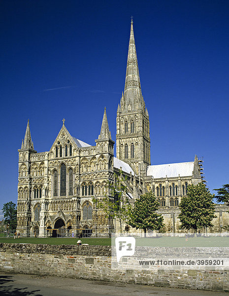 Kathedrale  Salisbury  Wiltshire  England  Großbritannien  Europa