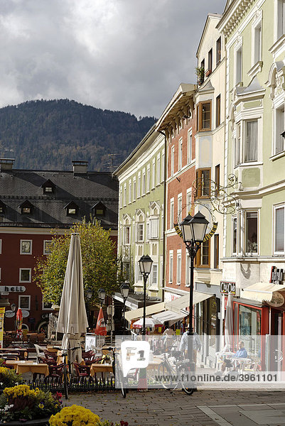 Unterer Stadtplatz in Kufstein im Inntal  Tirol  Österreich  Europa