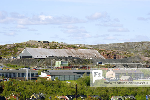 Eisenerzaufbereitungsanlage  Kirkenes  Norwegen  Skandinavien  Europa